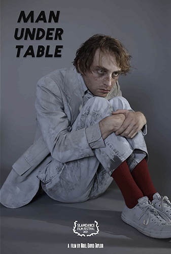 Man Under Table Image