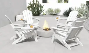 Elevate Your Outdoor Space With Premium Black Adirondack Chairs – Luxury Meets Durability Image