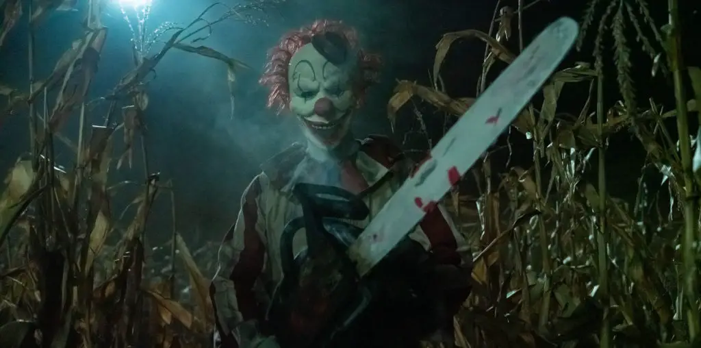 Clown in a Cornfield image