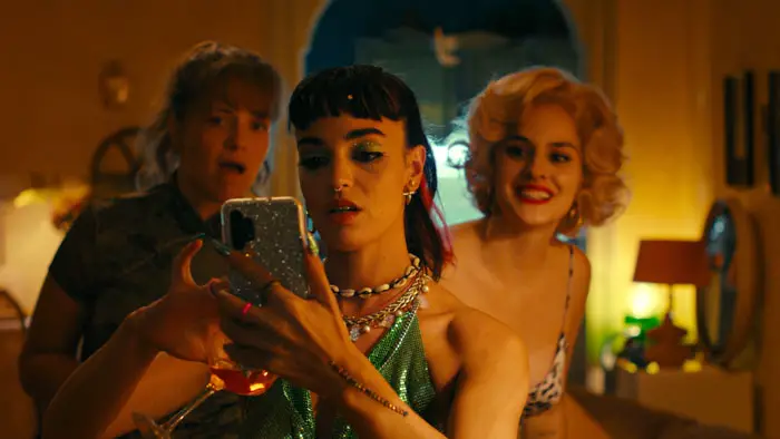 Sanda Codreanu, Souheila Yacoub, and Noémie Merlant in The Balconettes – Opening Night Film at VIFF 2025