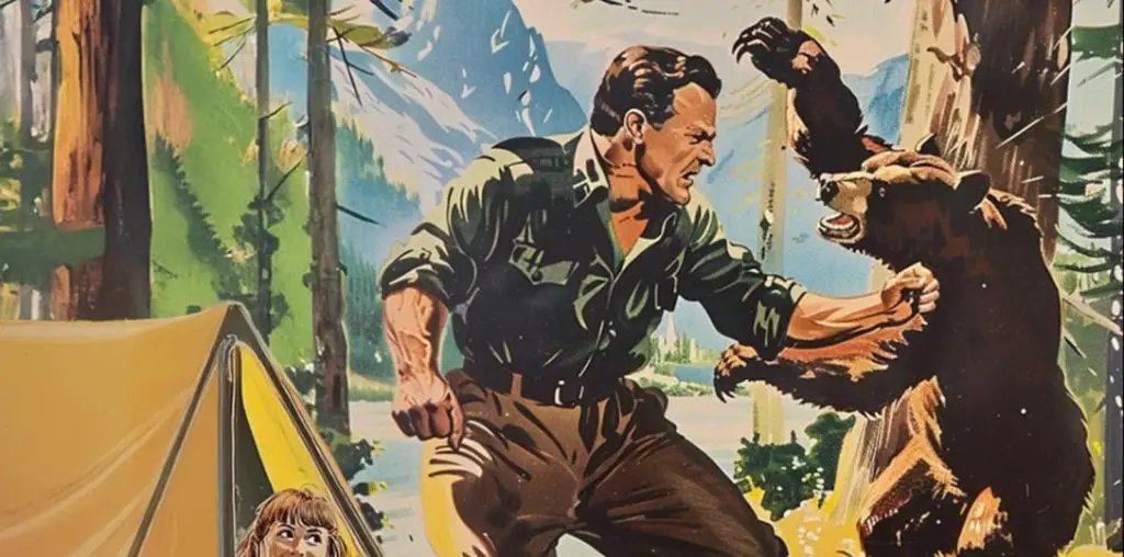 A Bear In The Woods image