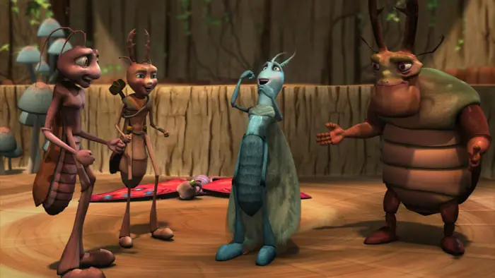 Group of insect characters in The Secret of Butterflies animated film
