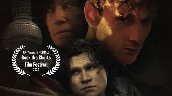 Poster for Whispers of Freedom, a Jury Award nominee at the 2025 Rock the Shorts Film Festival