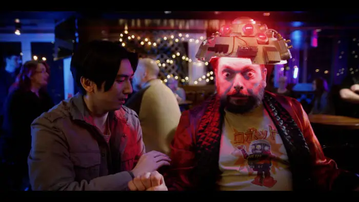 The time police’s Sargent Slaughter (Camryn Macdonald) appears in her 13-year-old body during the crime period in Time Helmet (2026).