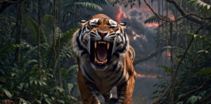 Hunter and Tiger Image