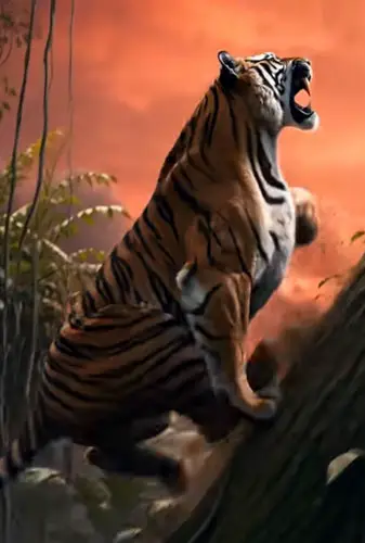 Hunter and Tiger Image